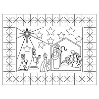 placemat nativity